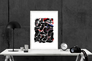 Black Reds limited edition prints (1-100)