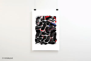 Black Reds limited edition prints (1-100)