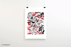 Red Whites limited edition prints (1-100)