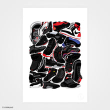 Load image into Gallery viewer, Black Reds limited edition prints (1-100)