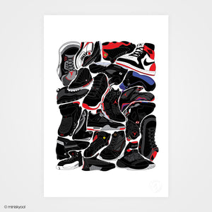 Black Reds limited edition prints (1-100)